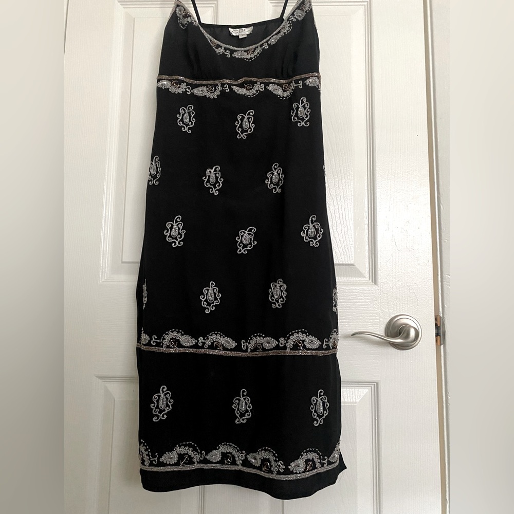 90s Vintage Beaded Midi Dress ✨